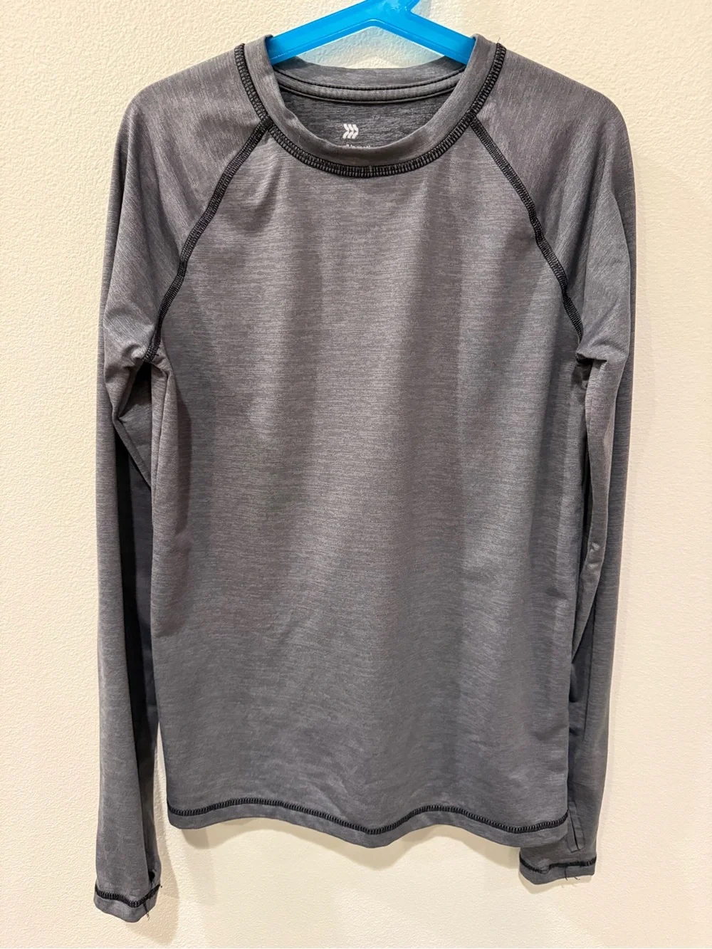 all in motion Boys Gray Long Sleeve Thermal Pajama Set